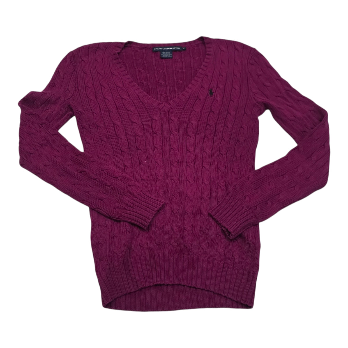 Sueter Ralph Lauren Sport Mujer Talla Mediana Color Violeta