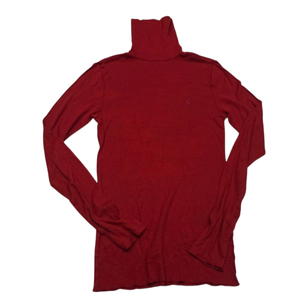 Playera Ralph Lauren Turtle Neck Mujer Mediana Color Rojo