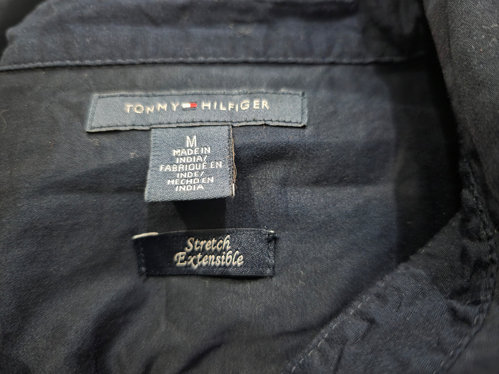 Camisa Tommy Hilfiger Mujer Mediana Azul Marino Stretch