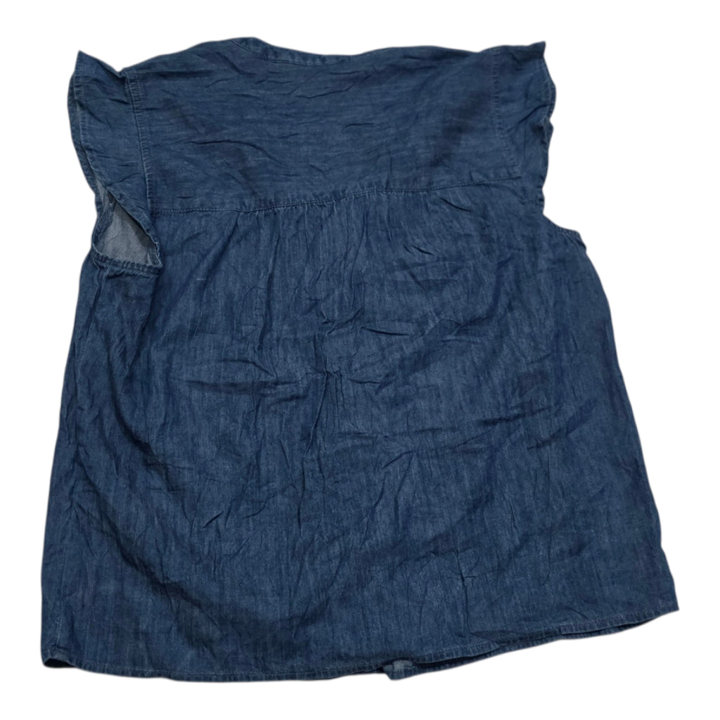 Camisa Tommy Hilfiger Azul Acero Mediana Manga Corta