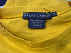 Playera Ralph Lauren Amarilla De Mujer Mediana