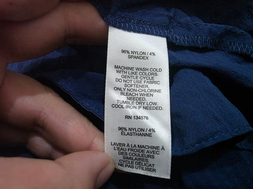 Blusa Vineyard Vines Mujer Mediana Azul Marino Sin Mangas