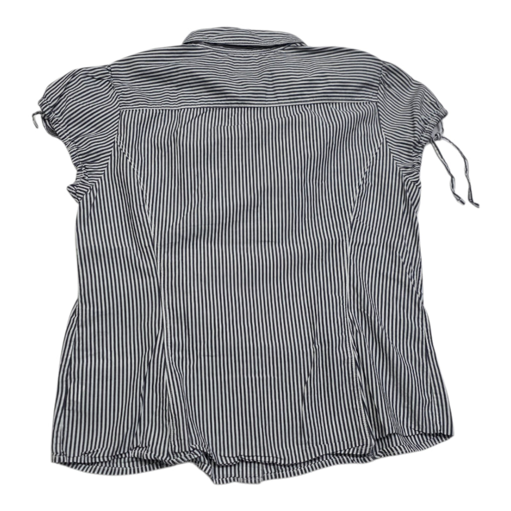 Camisa Tommy Hilfiger Mujer Talla Grande Rayada Manga Corta