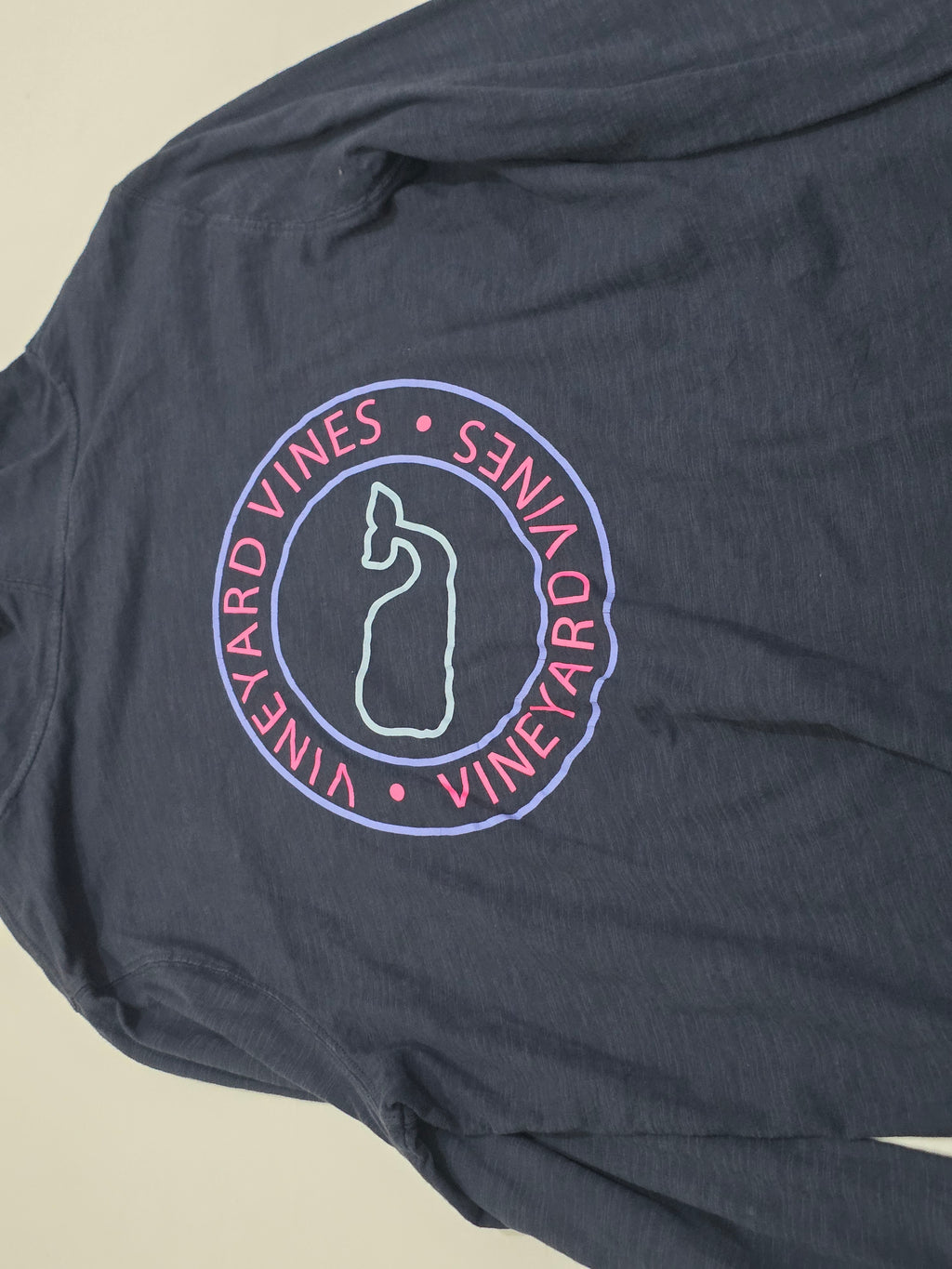 Playera Con Gorro Vineyard Vines Mujer Grande Azul Marino