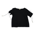 Blusa Michael Kors De Mujer Talla Grande Con Cordones Negra