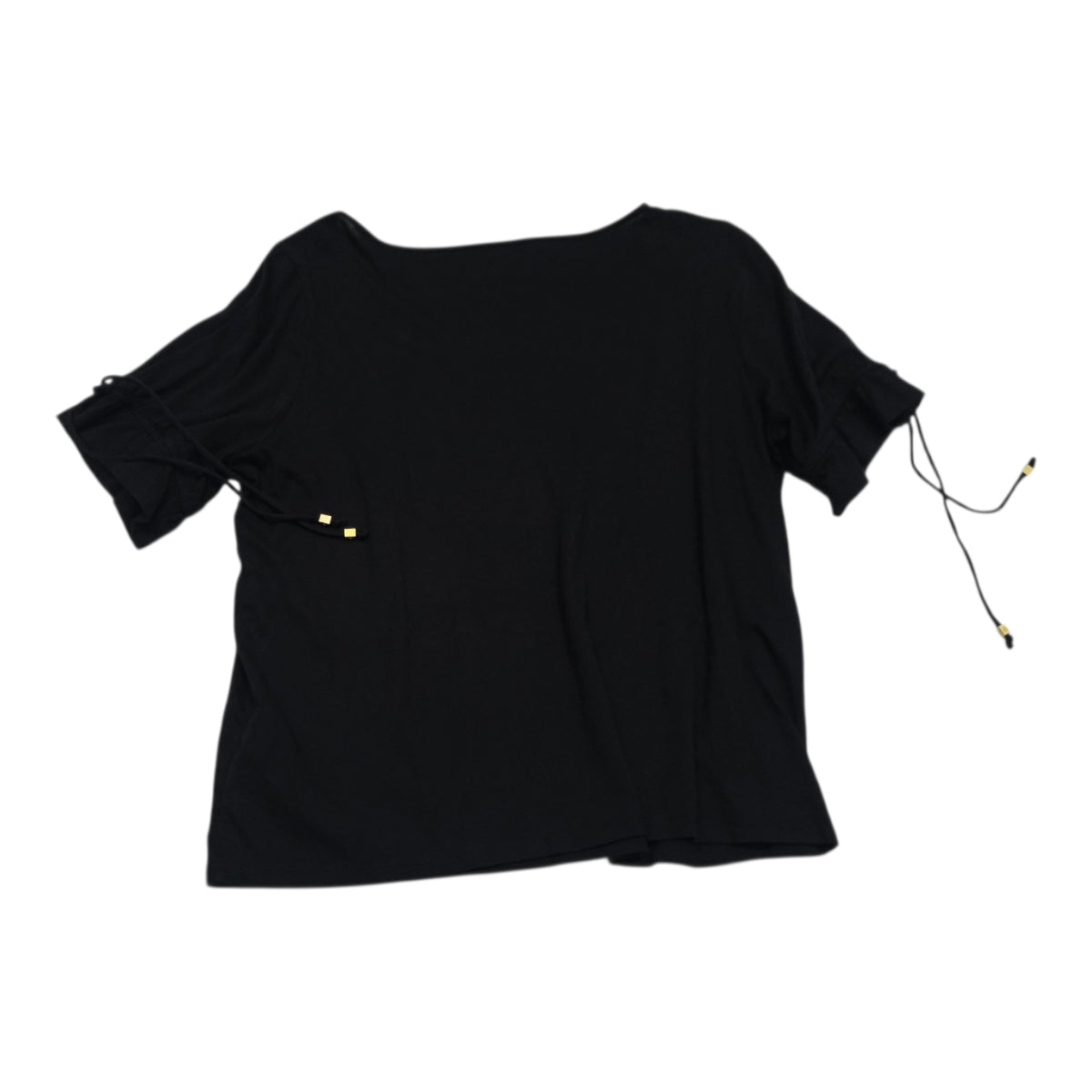 Blusa Michael Kors De Mujer Talla Grande Con Cordones Negra