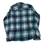 Camisa Columbia De Mujer Talla Grande Azul A Cuadros