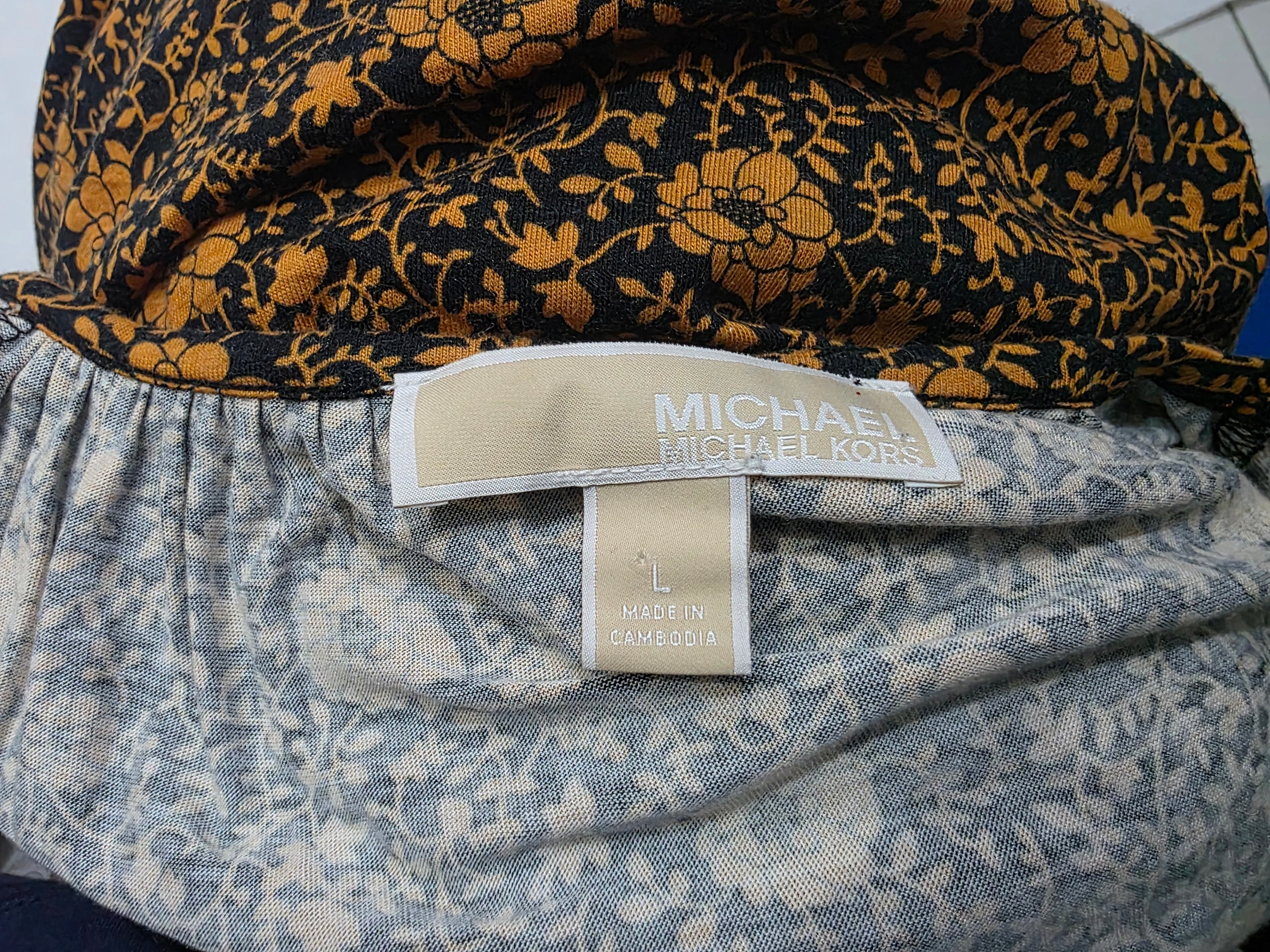 Blusa Michael Kors Amplia Floreada De Mujer Talla Grande