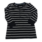 Playera Ralph Lauren De Mujer Talla Grande Manga 3/4 Negra