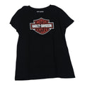 Playera Harley Davidson De Mujer Talla Grande Negra