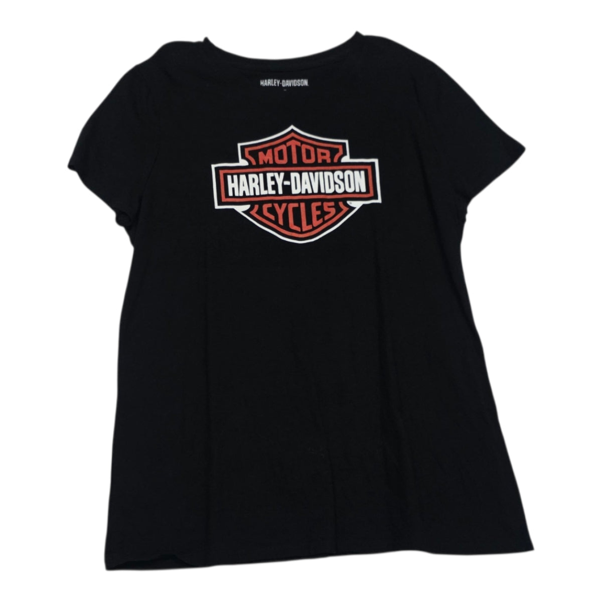 Playera Harley Davidson De Mujer Talla Grande Negra