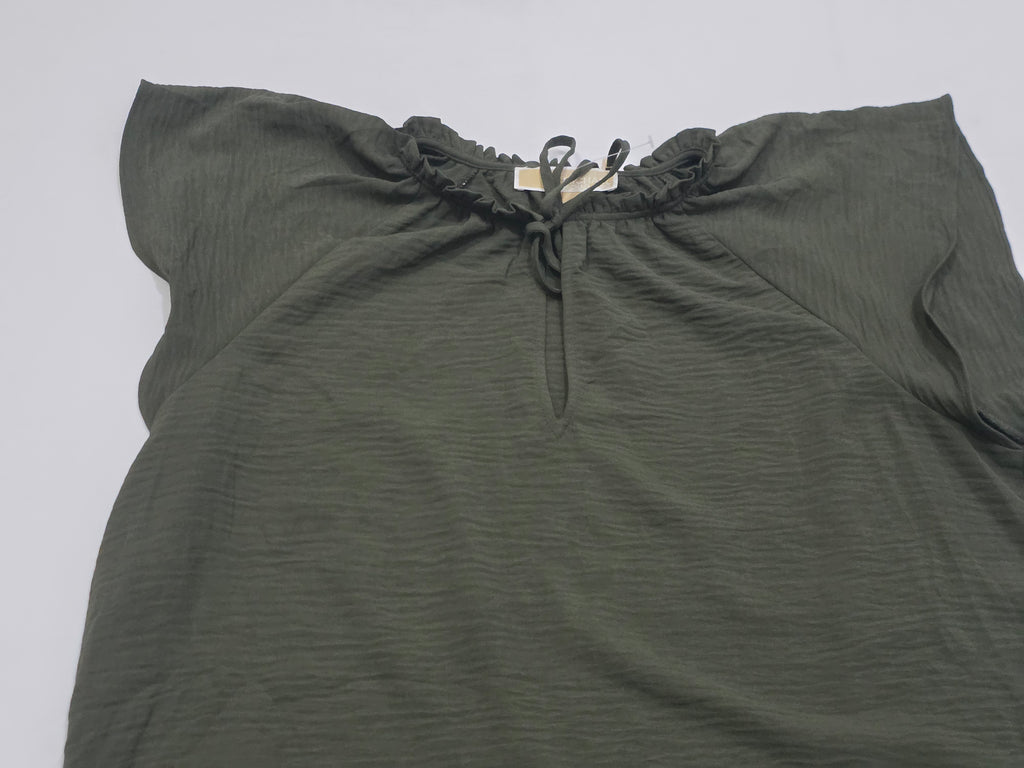 Blusa Michael Kors De Mujer Talla Grande Verde Ligera