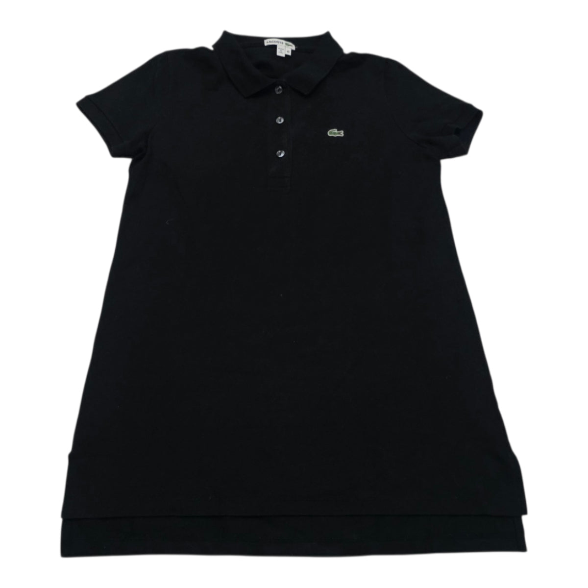 Playera Lacoste De Mujer Talla 40 Color Negro