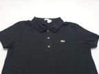 Playera Lacoste De Mujer Talla 40 Color Negro