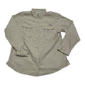 Camisa Columbia Pfg Color Cafe De Mujer Talla Grande