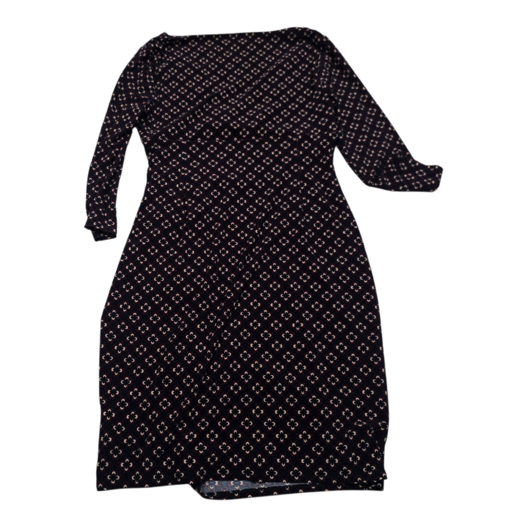 Vestido Ralph Lauren Mujer Talla 14 Azul Rojo Con Figuras