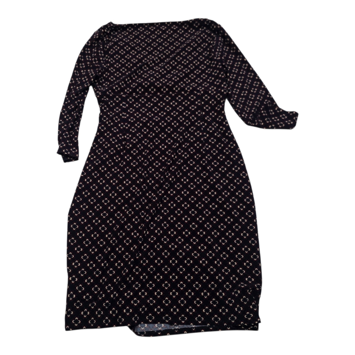 Vestido Ralph Lauren Mujer Talla 14 Azul Rojo Con Figuras