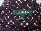 Vestido Ralph Lauren Mujer Talla 14 Azul Rojo Con Figuras