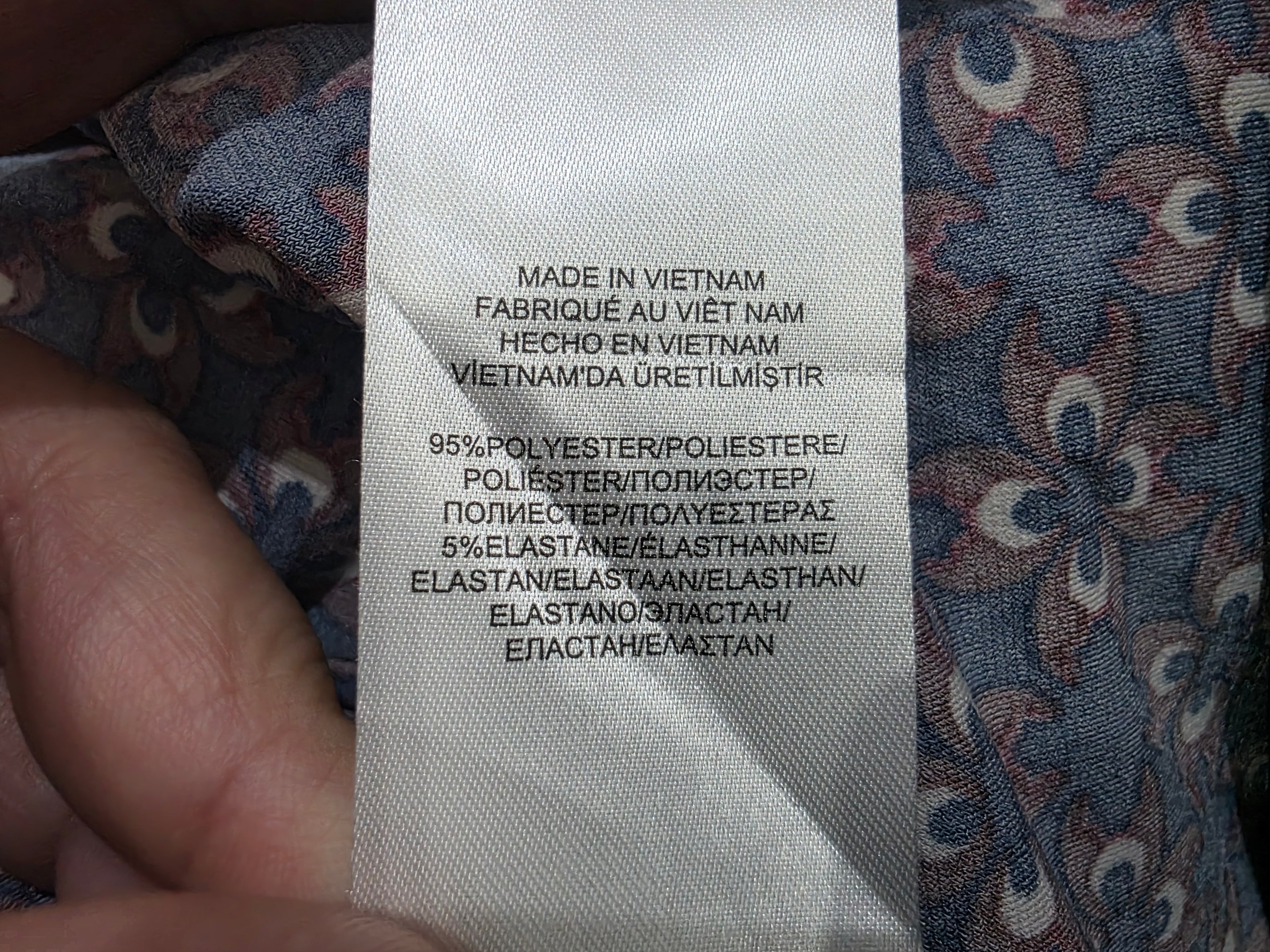 Vestido Ralph Lauren Mujer Talla 14 Azul Rojo Con Figuras