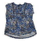 Blusa Tommy Hilfiger De Mujer Talla Grande Azul Floreada