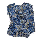 Blusa Tommy Hilfiger De Mujer Talla Grande Azul Floreada