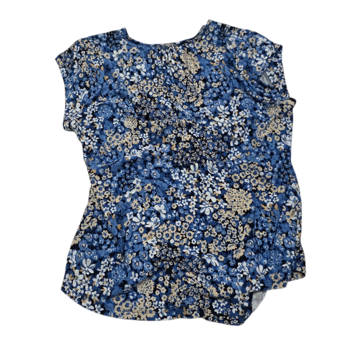 Blusa Tommy Hilfiger De Mujer Talla Grande Azul Floreada
