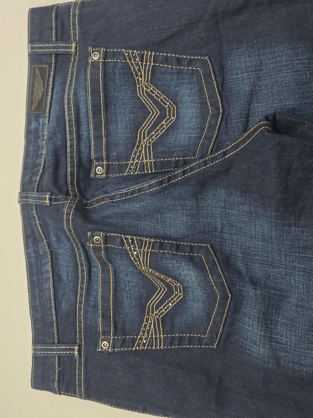 Pantalon Harley Davidson Mujer Talla 14 De Mezclilla Oscura