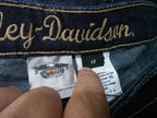 Pantalon Harley Davidson Mujer Talla 14 De Mezclilla Oscura