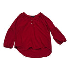 Blusa Campesina Ligera Tommy Hilfiger Mujer Grande Rojo