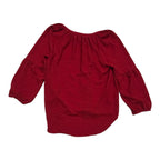 Blusa Campesina Ligera Tommy Hilfiger Mujer Grande Rojo
