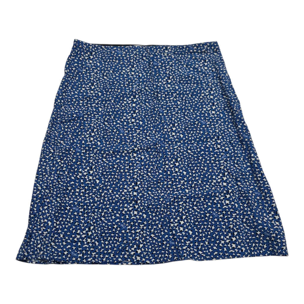 Falda Tommy Hilfiger De Mujer Talla 18 Azul Con Figuras