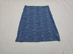 Falda Tommy Hilfiger De Mujer Talla 18 Azul Con Figuras