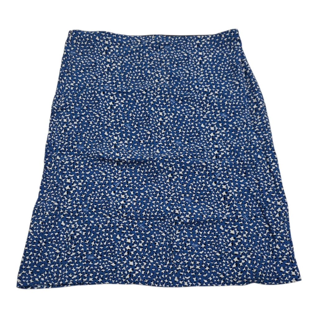 Falda Tommy Hilfiger De Mujer Talla 18 Azul Con Figuras