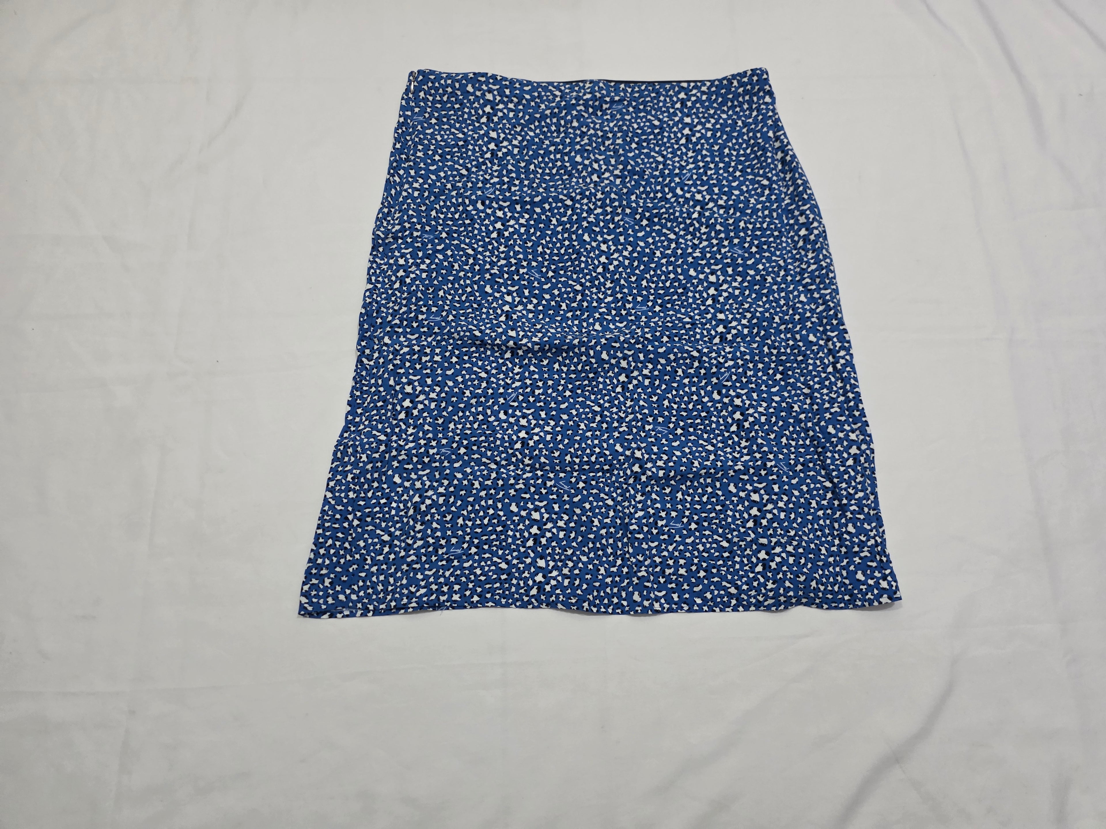 Falda Tommy Hilfiger De Mujer Talla 18 Azul Con Figuras