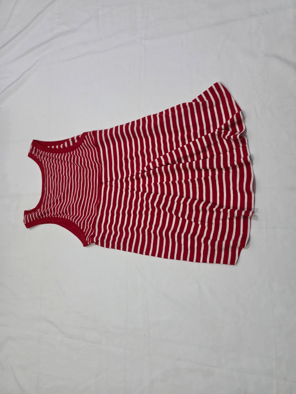 Playera Tommy Hilfiger Sport Mujer Extra Grande Roja Rayada