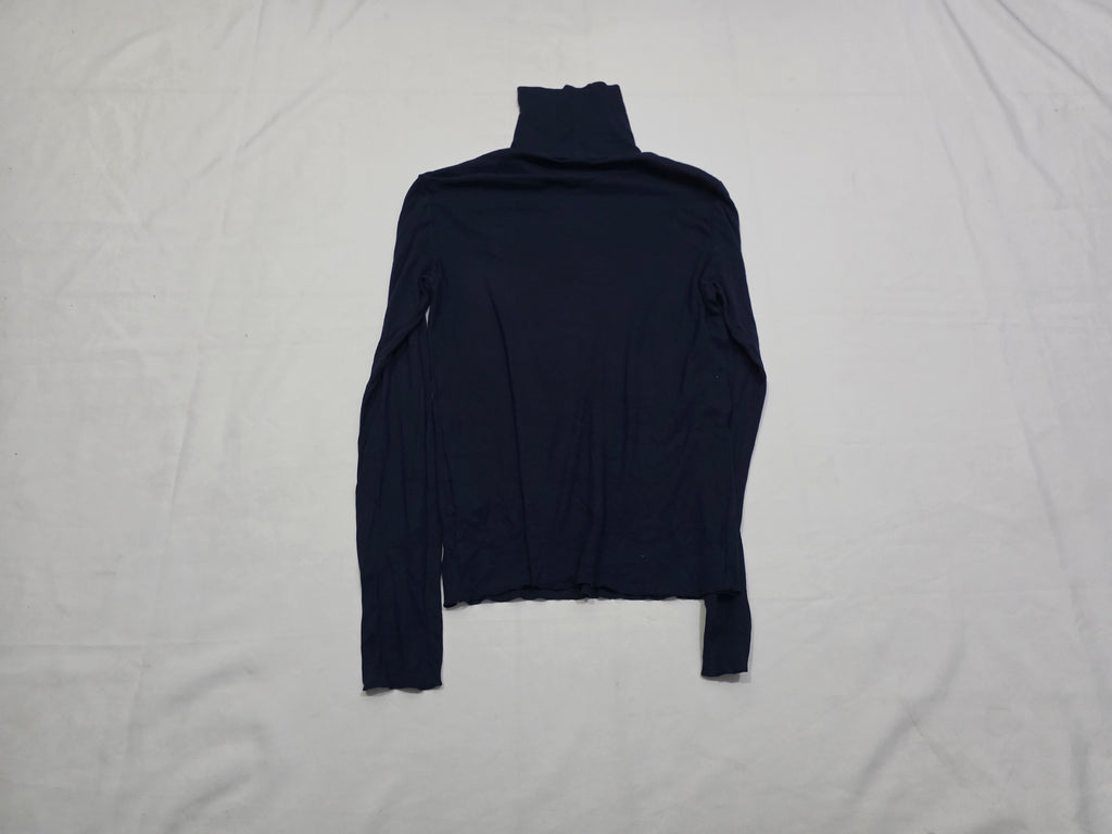 Playera Turtleneck Azul Ralph Lauren Sport Mujer Extragrande