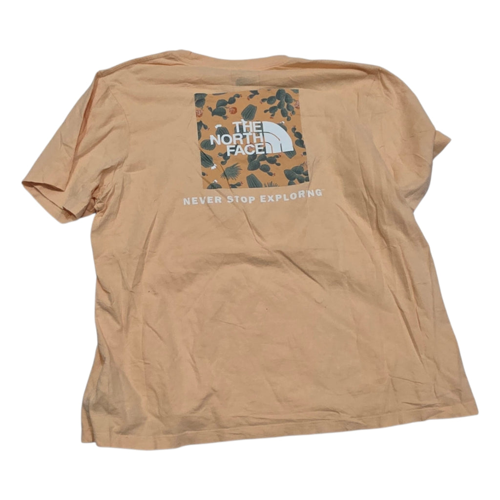 Playera The North Face Extra Grande De Mujer Naranja Claro