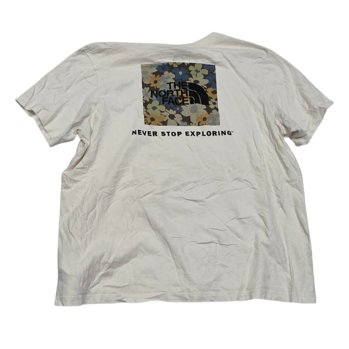 Playera The North Face Extra Grande Color Beige De Mujer