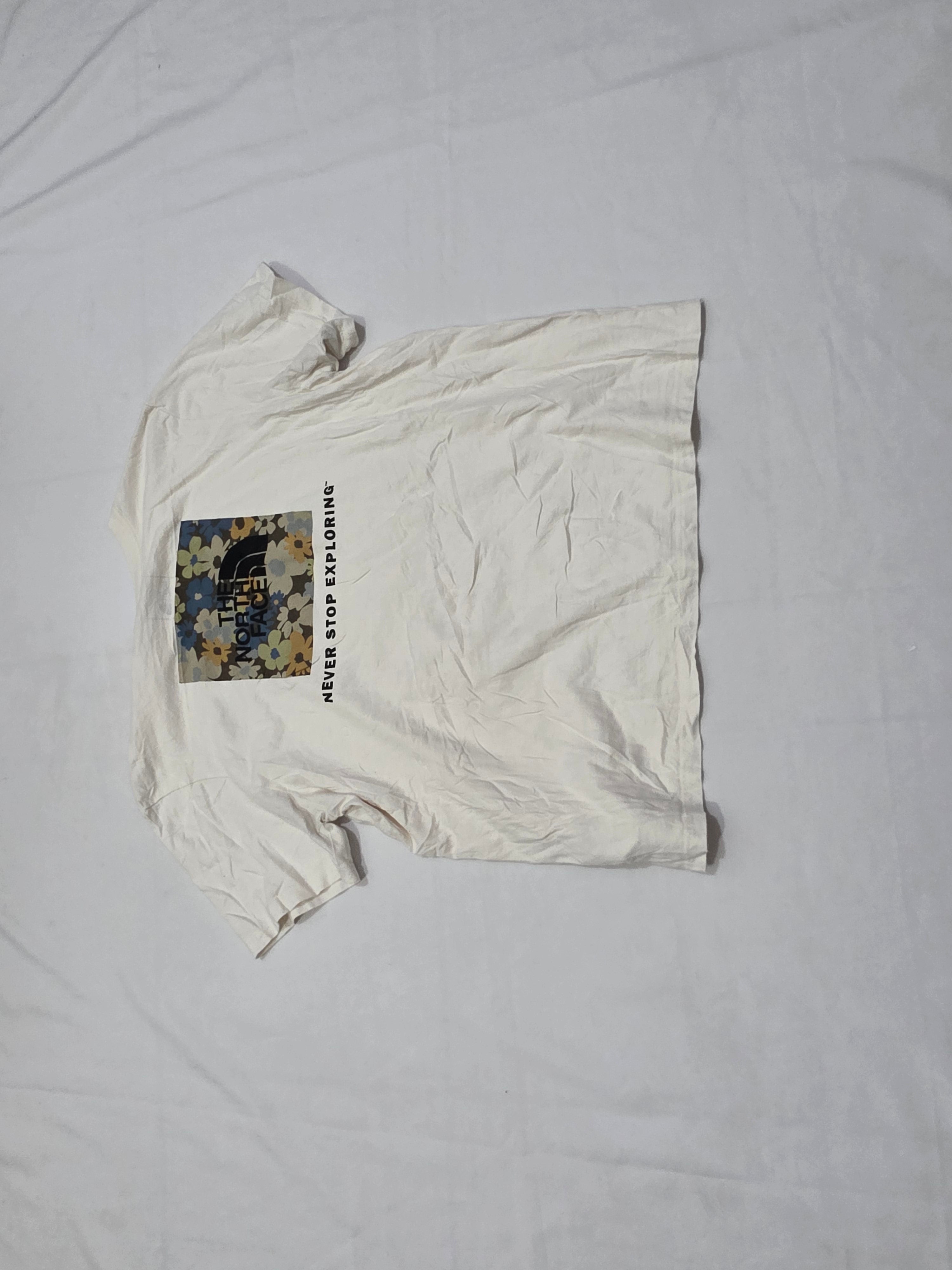 Playera The North Face Extra Grande Color Beige De Mujer