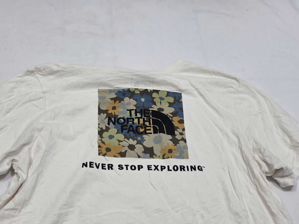 Playera The North Face Extra Grande Color Beige De Mujer