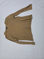 Playera Basica Ralph Lauren Manga Larga Talla Xxl Cafe