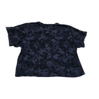 Playera Corta Tommy Hilfiger Mujer Extra Grande Azul Gris