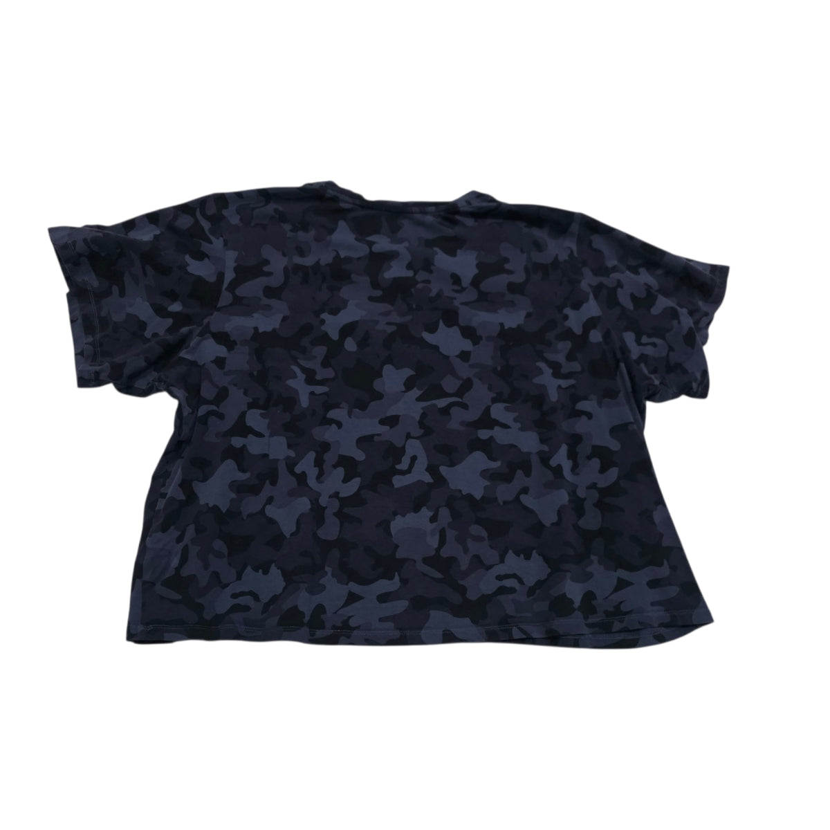 Playera Corta Tommy Hilfiger Mujer Extra Grande Azul Gris