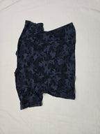 Playera Corta Tommy Hilfiger Mujer Extra Grande Azul Gris