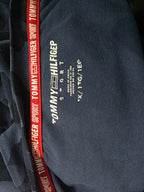 Playera Corta Tommy Hilfiger Mujer Extra Grande Azul Gris