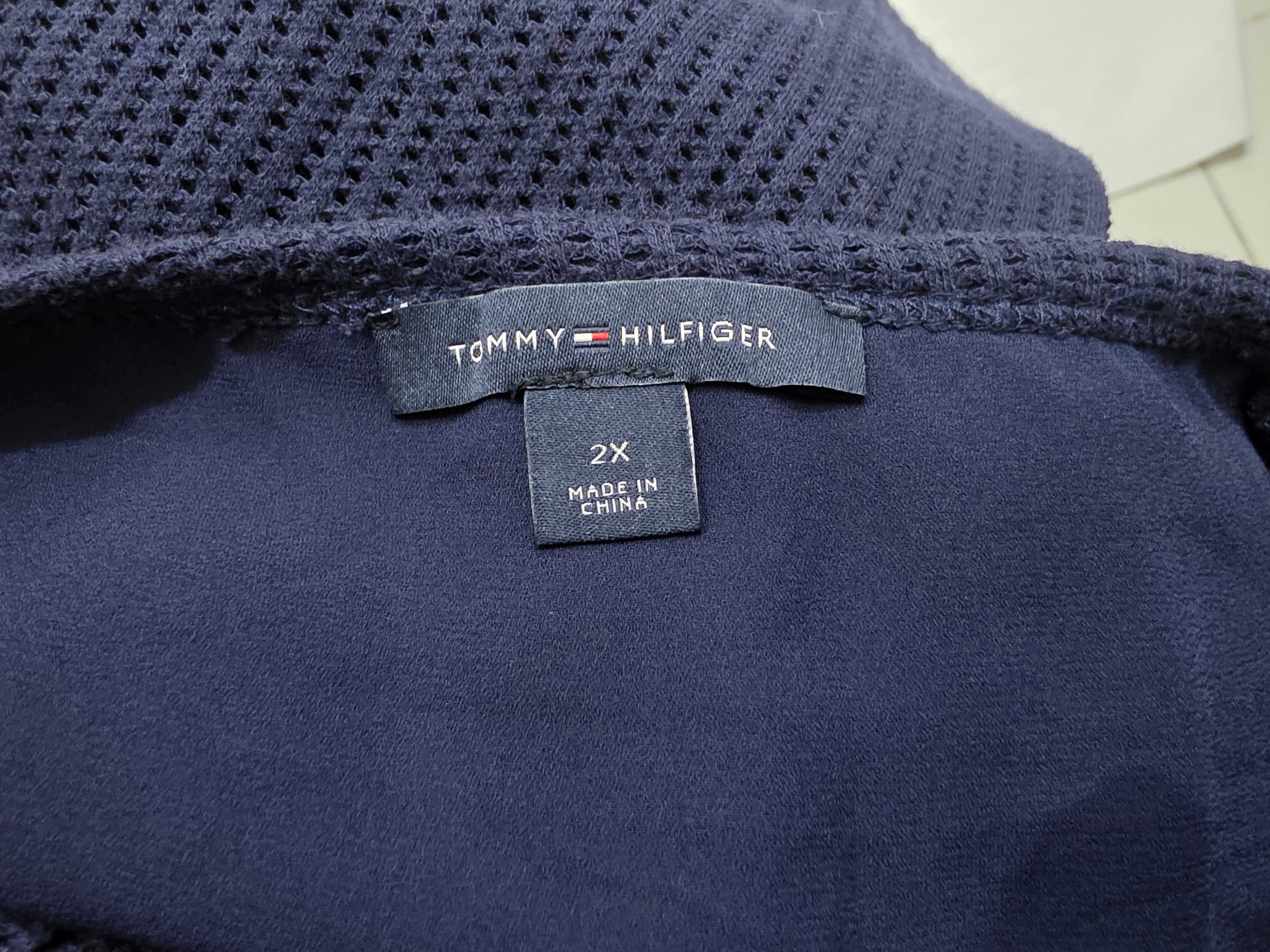 Blusa Tommy Hilfiger Ligera De Mujer Talla 2x Azul Marino