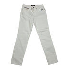 Pantalon Tommy Hilfiger De Mujer Talla 4 Color Blanco