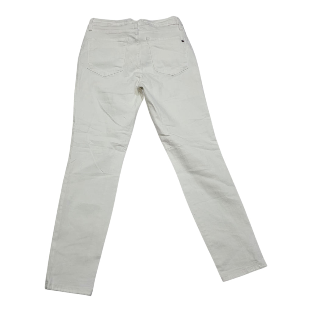 Pantalon Tommy Hilfiger De Mujer Talla 4 Color Blanco