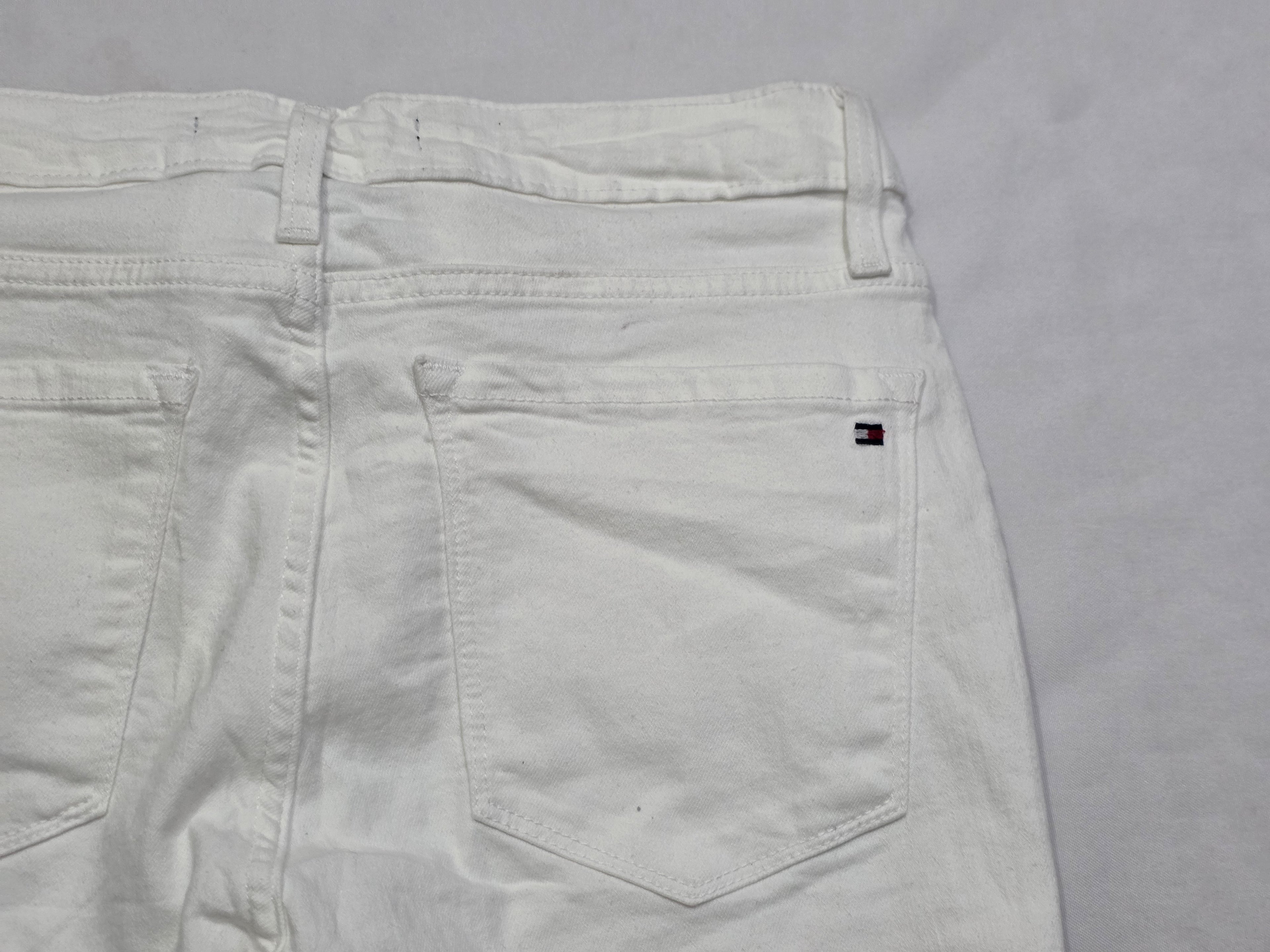 Pantalon Tommy Hilfiger De Mujer Talla 4 Color Blanco