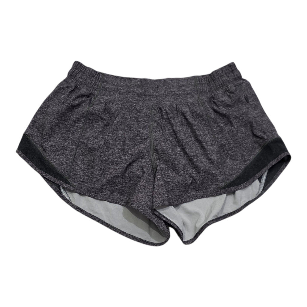Short Lululemon De Mujer Talla 6 Regular Gris Jaspeado